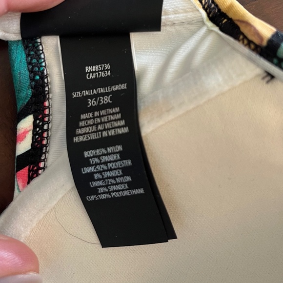 Coco Reef Tropical Print Bikini Top - Picture 8 of 10